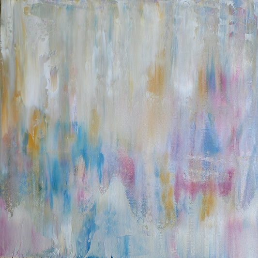 20"x20" In-Stock | Rainbow Fields | Affordable, Original Artwork