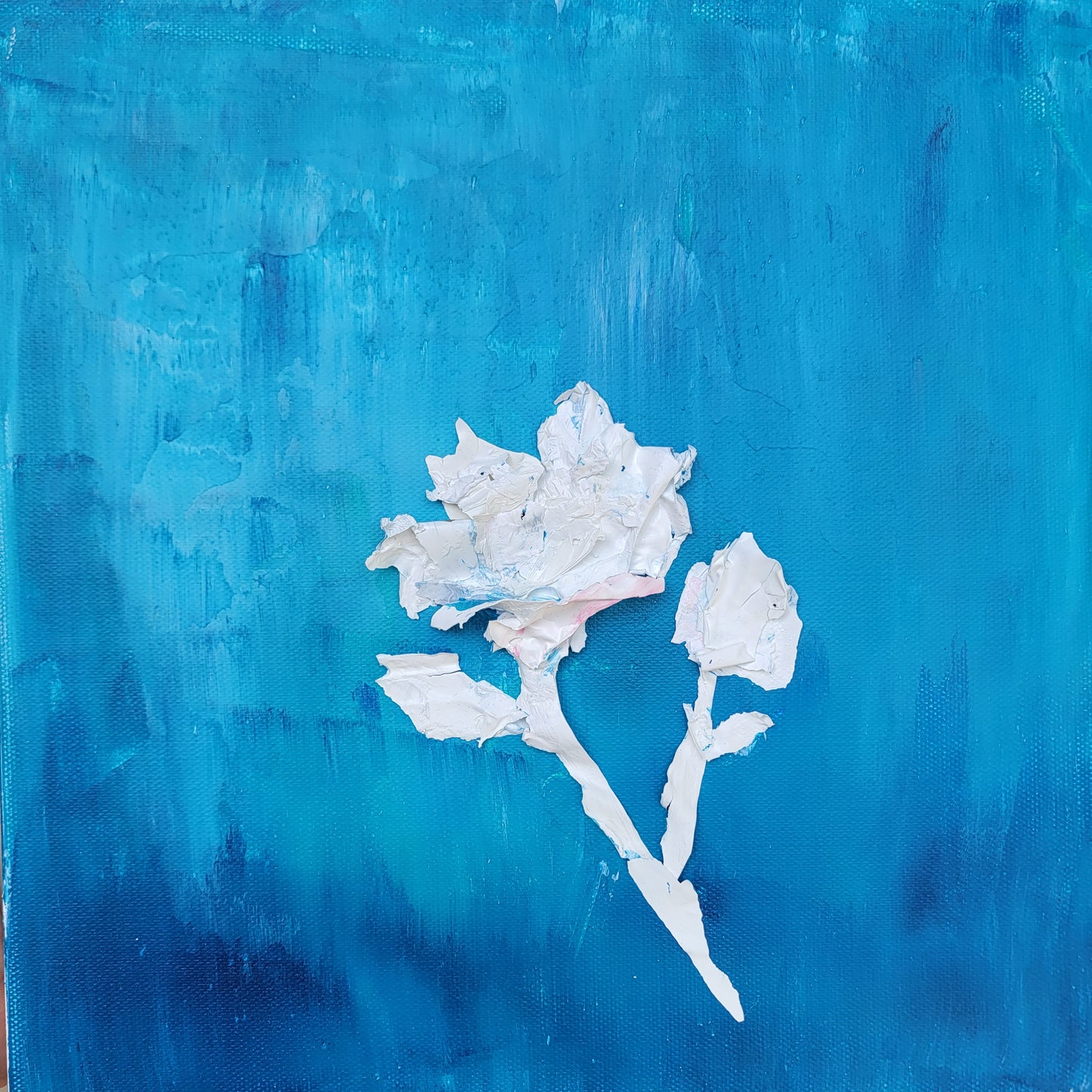 12" x 12" In-Stock | Water Lily | Affordable, Original Artwork