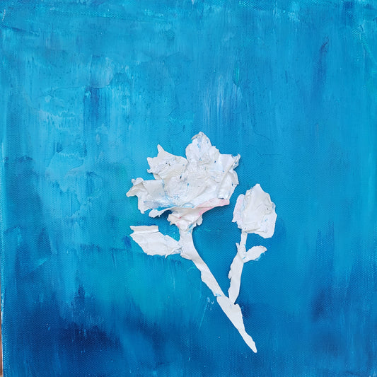 12" x 12" In-Stock | Water Lily | Affordable, Original Artwork