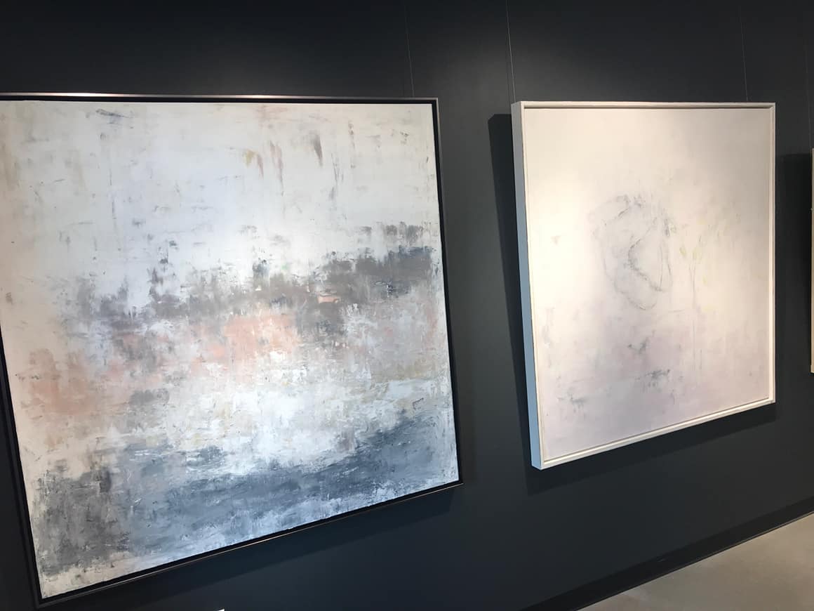 60" x 60" In Stock | Framed Blushing | Original Affordable Artwork