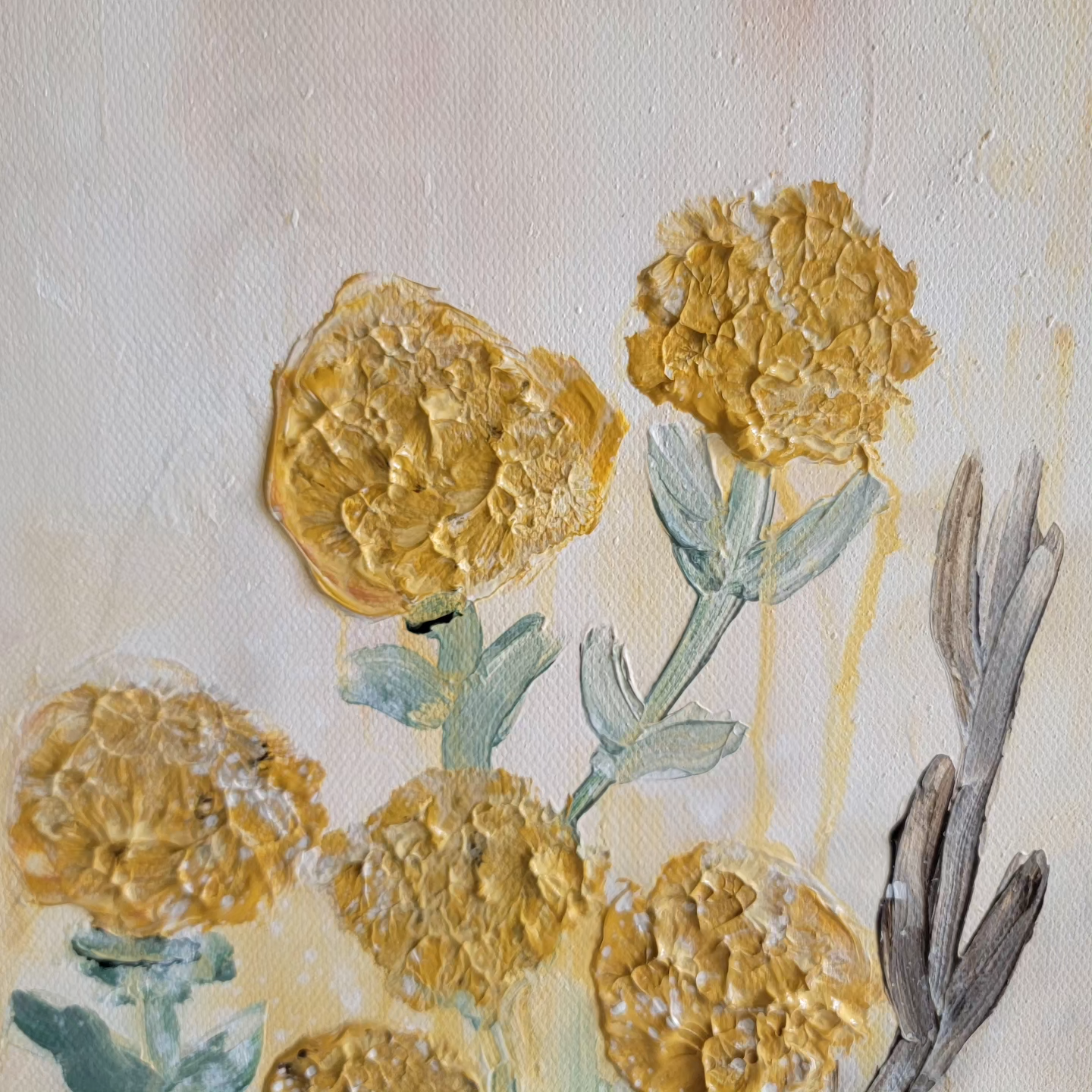 24"x24" In-Stock Goldenrod | Affordable, Original Artwork
